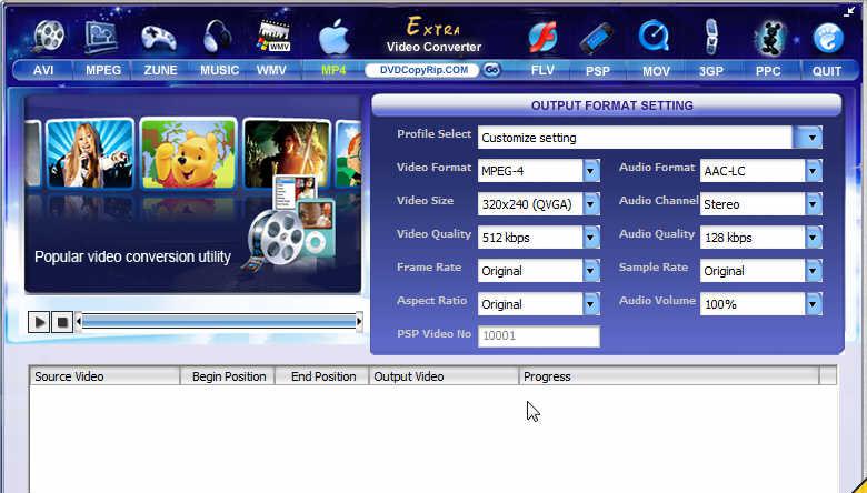 Extra Video Converter[Ƶת] v9.0 ע